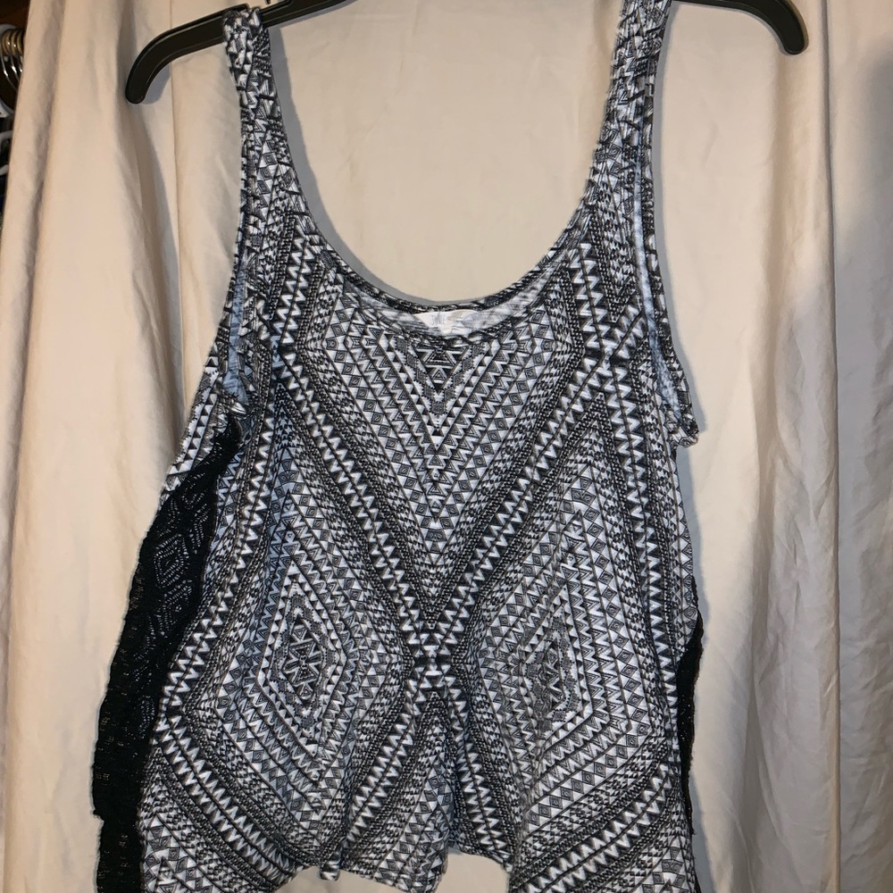 Aztec print tank top